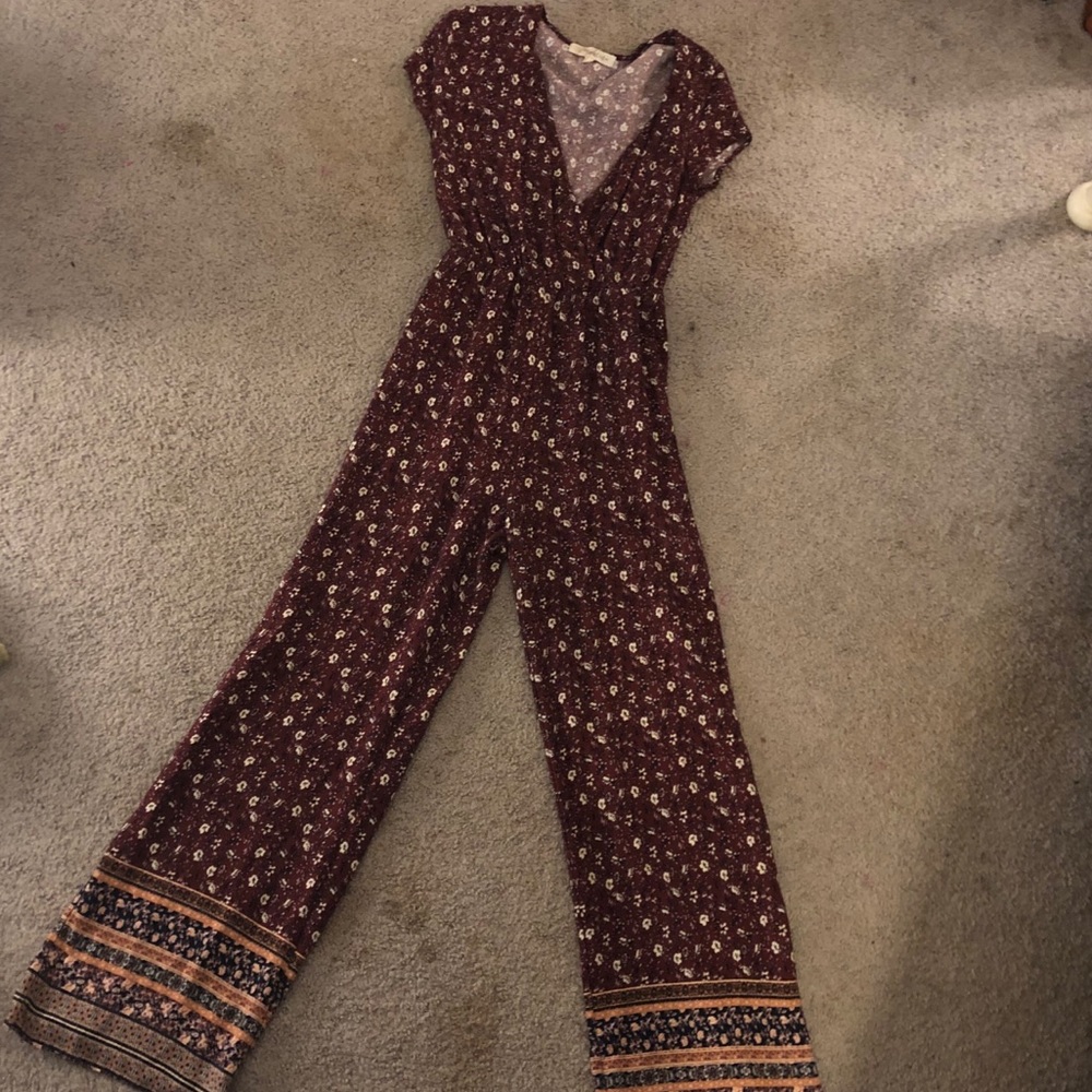 Wide leg jumpsuit